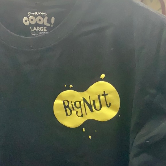 Tops - Big Nut black t- shirt